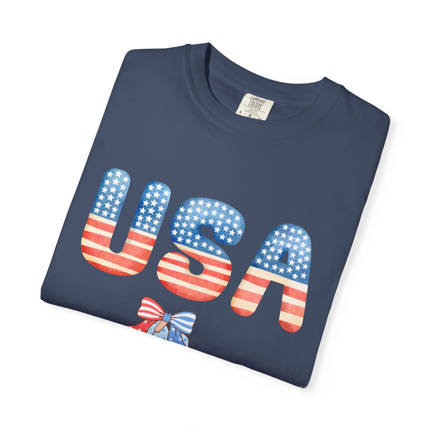 'USA' Unisex Garment-Dyed T-shirt