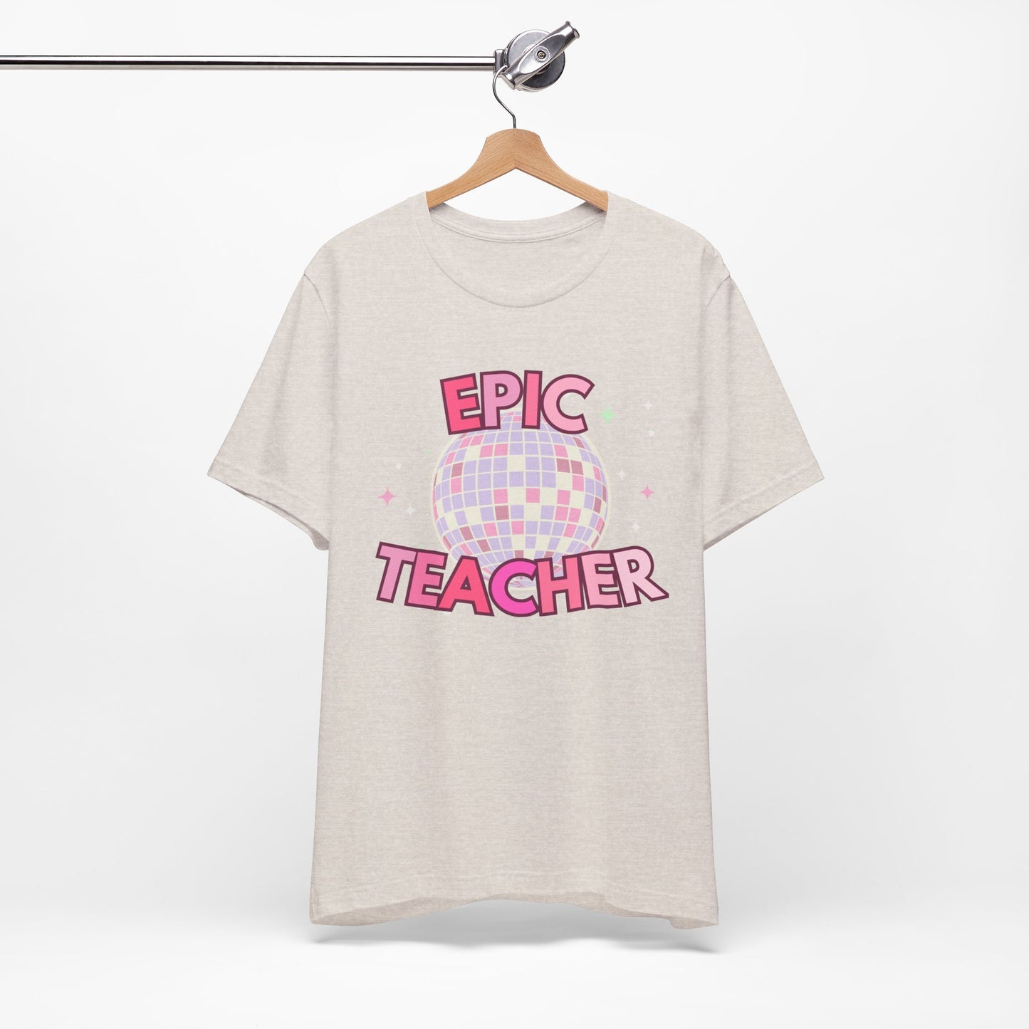 'Epic Teacher' Unisex Jersey Short Sleeve Tee