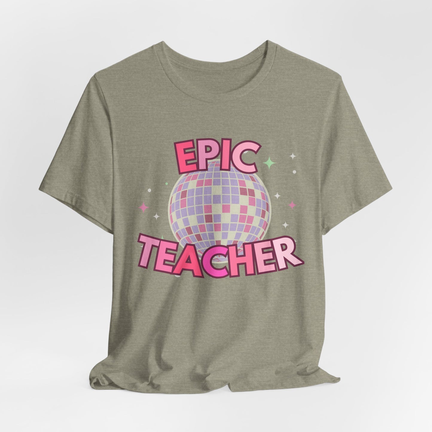 'Epic Teacher' Unisex Jersey Short Sleeve Tee