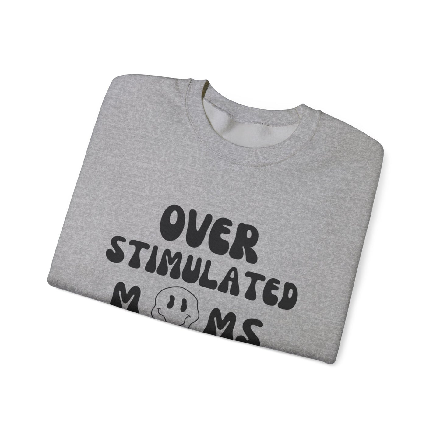 'Over Stimulated Moms Club' Unisex Heavy Blend™ Crewneck Sweatshirt