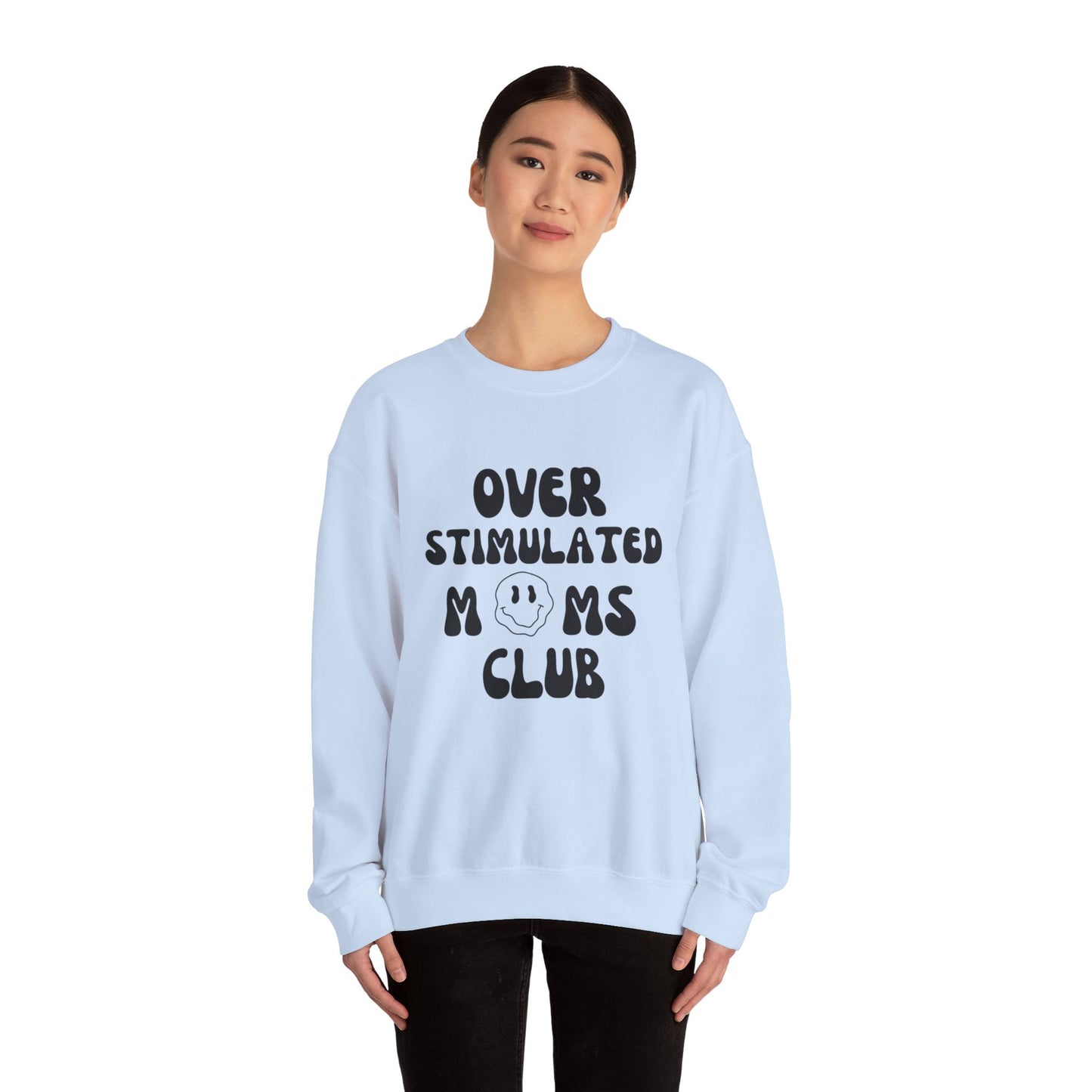 'Over Stimulated Moms Club' Unisex Heavy Blend™ Crewneck Sweatshirt
