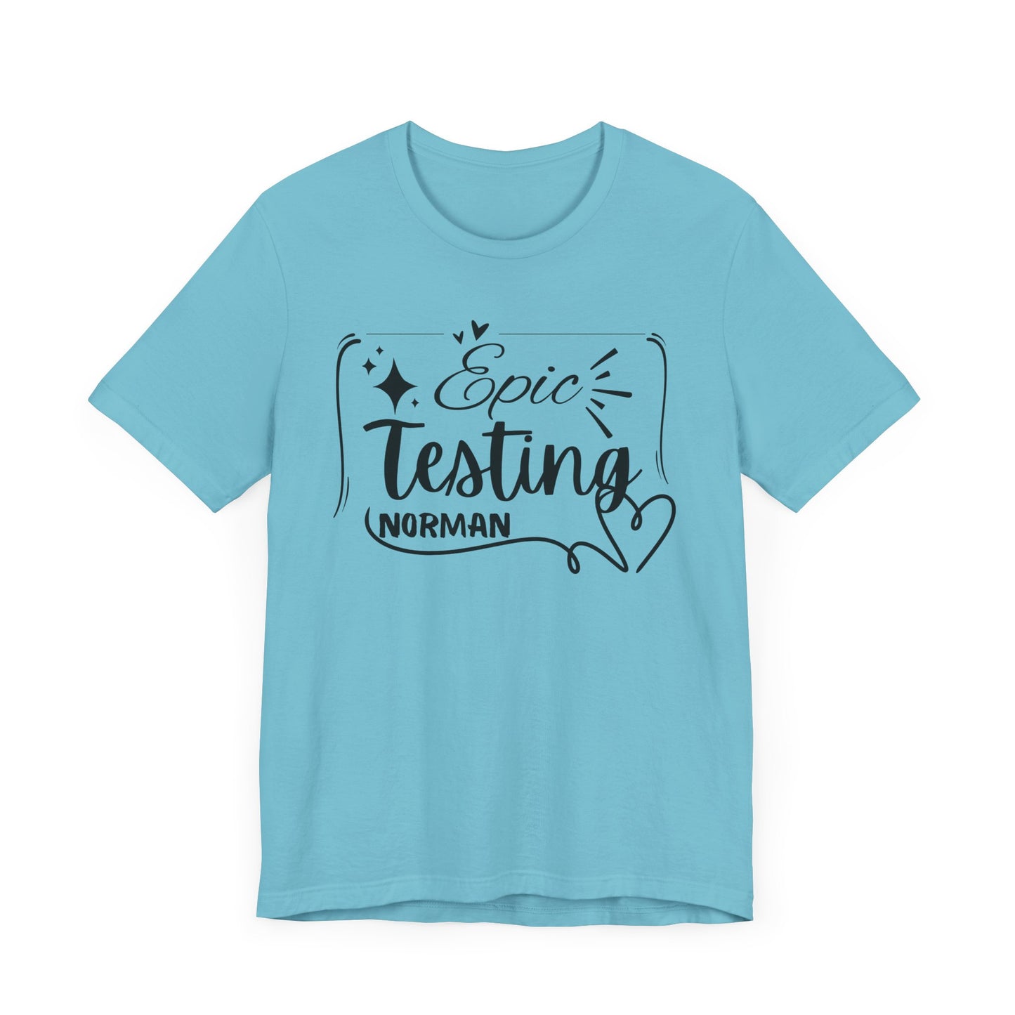 'Epic Testing Norman' Unisex Jersey Short Sleeve Tee