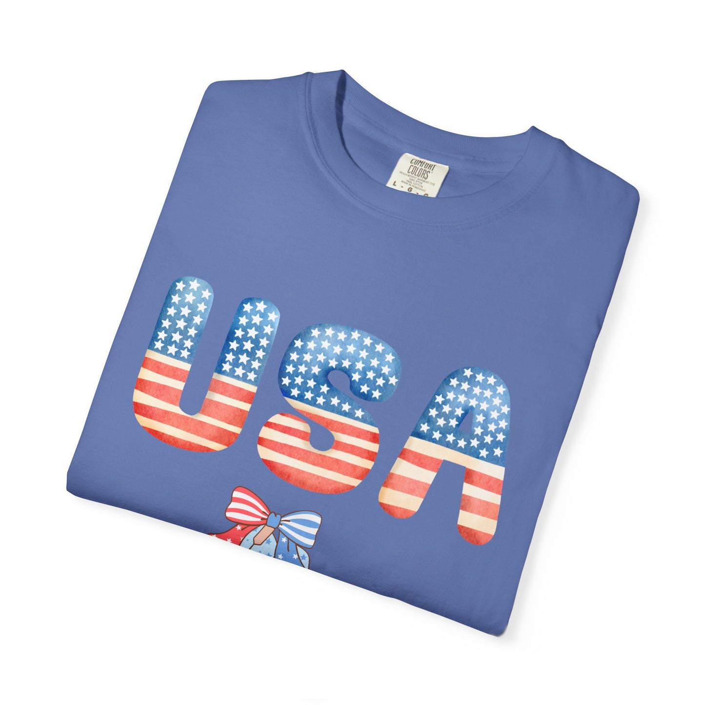 'USA' Unisex Garment-Dyed T-shirt