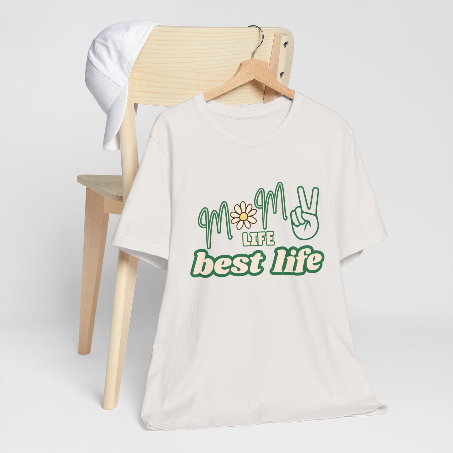 'Mom Life Best Life' Unisex Jersey Short Sleeve Tee