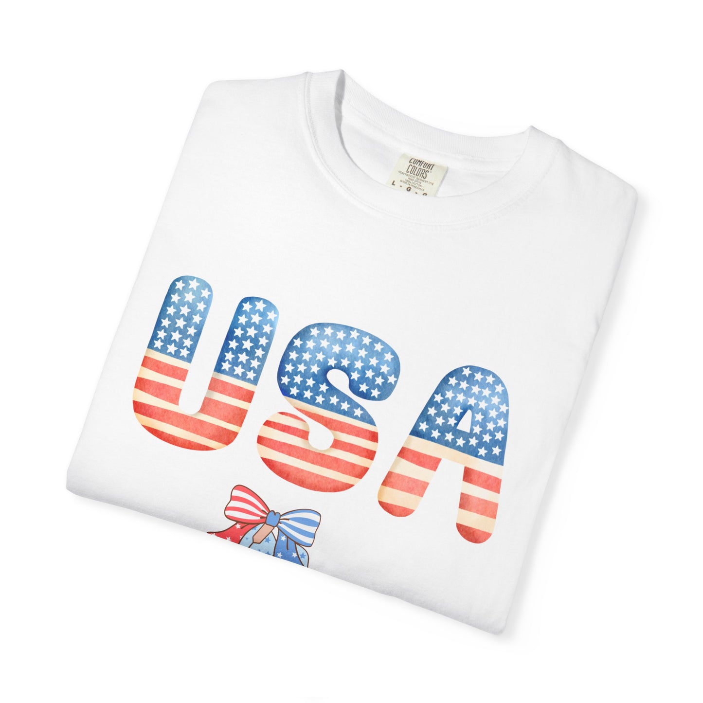 'USA' Unisex Garment-Dyed T-shirt