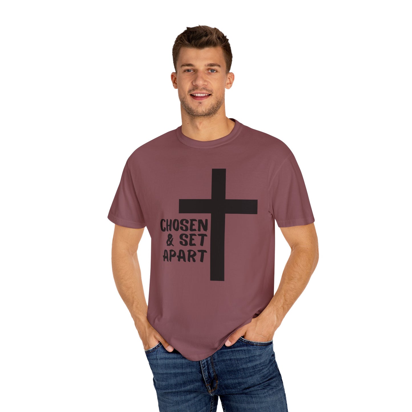 'Chosen & Set Apart' Unisex Garment-Dyed T-shirt