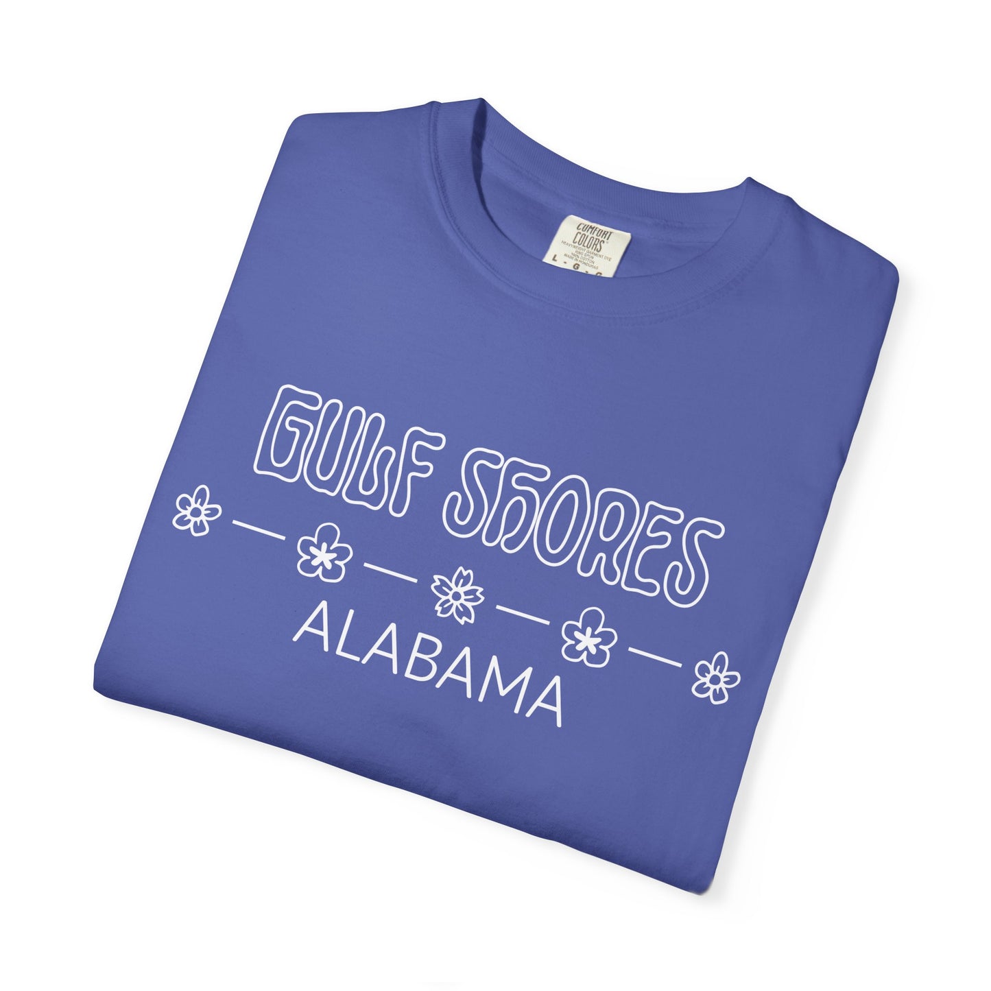'Gulf Shores, Alabama' Unisex Garment-Dyed T-shirt