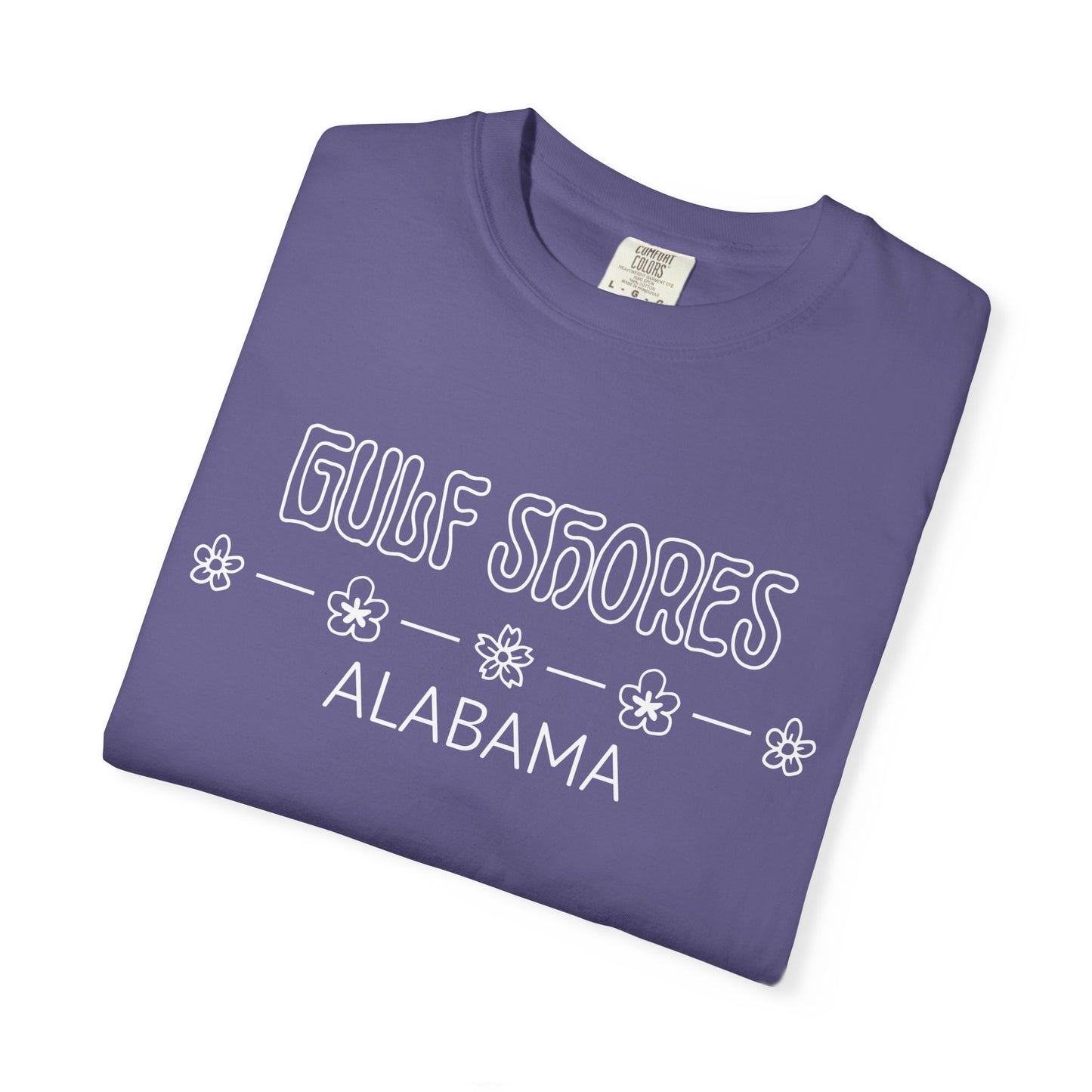 'Gulf Shores, Alabama' Unisex Garment-Dyed T-shirt