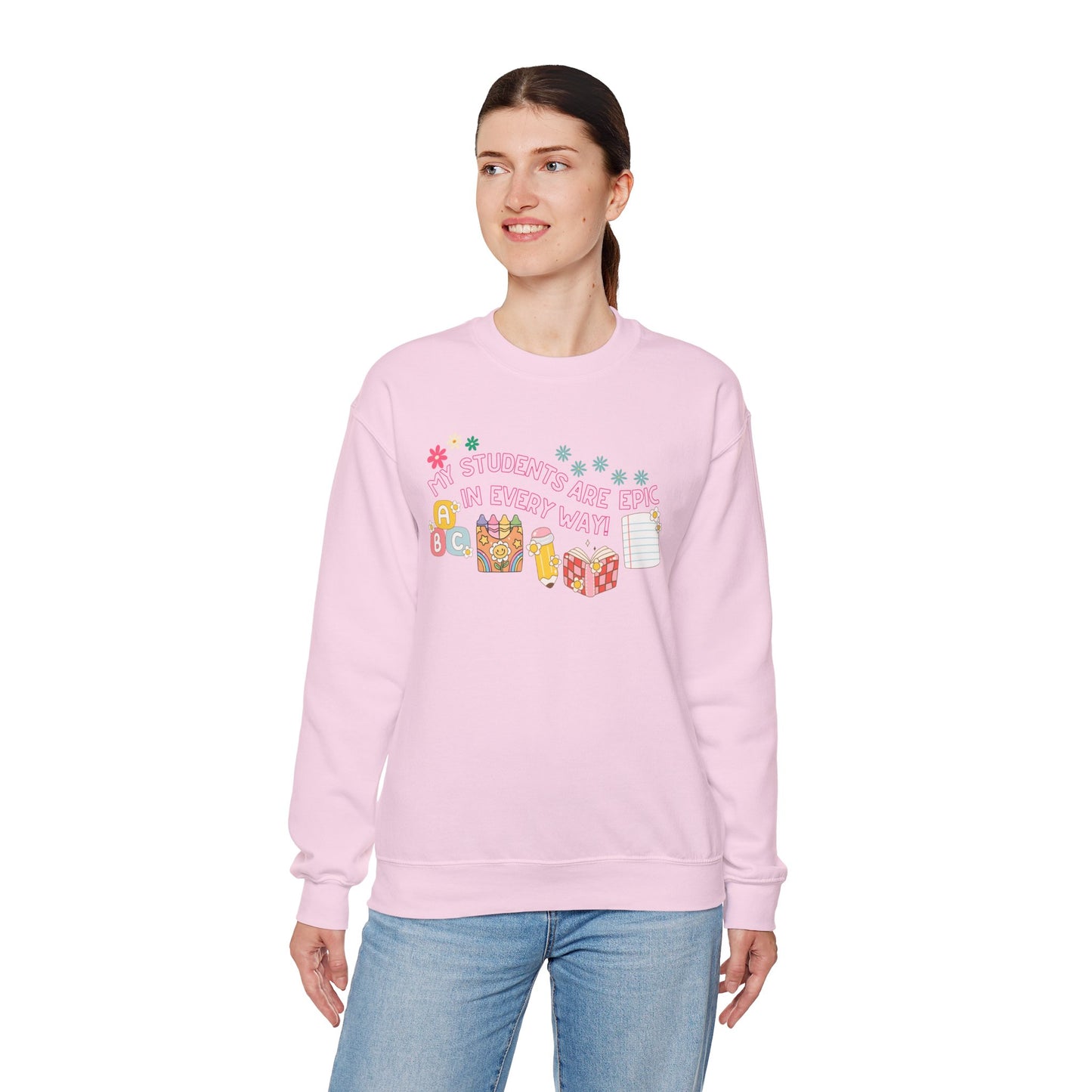 'My Students Are Epic In Every Way' Unisex Heavy Blend™ Crewneck Sweatshirt
