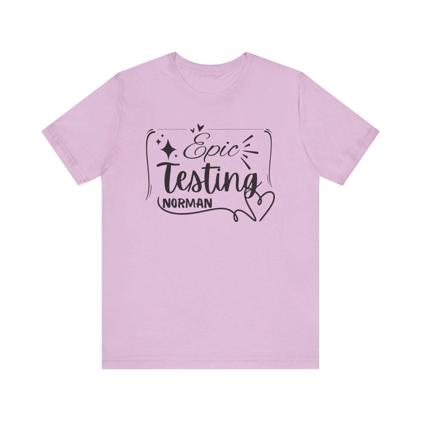'Epic Testing Norman' Unisex Jersey Short Sleeve Tee