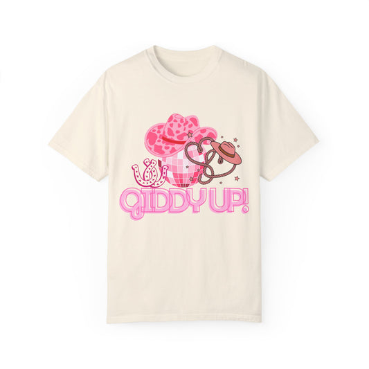 'Giddy Up' Unisex Garment-Dyed T-shirt