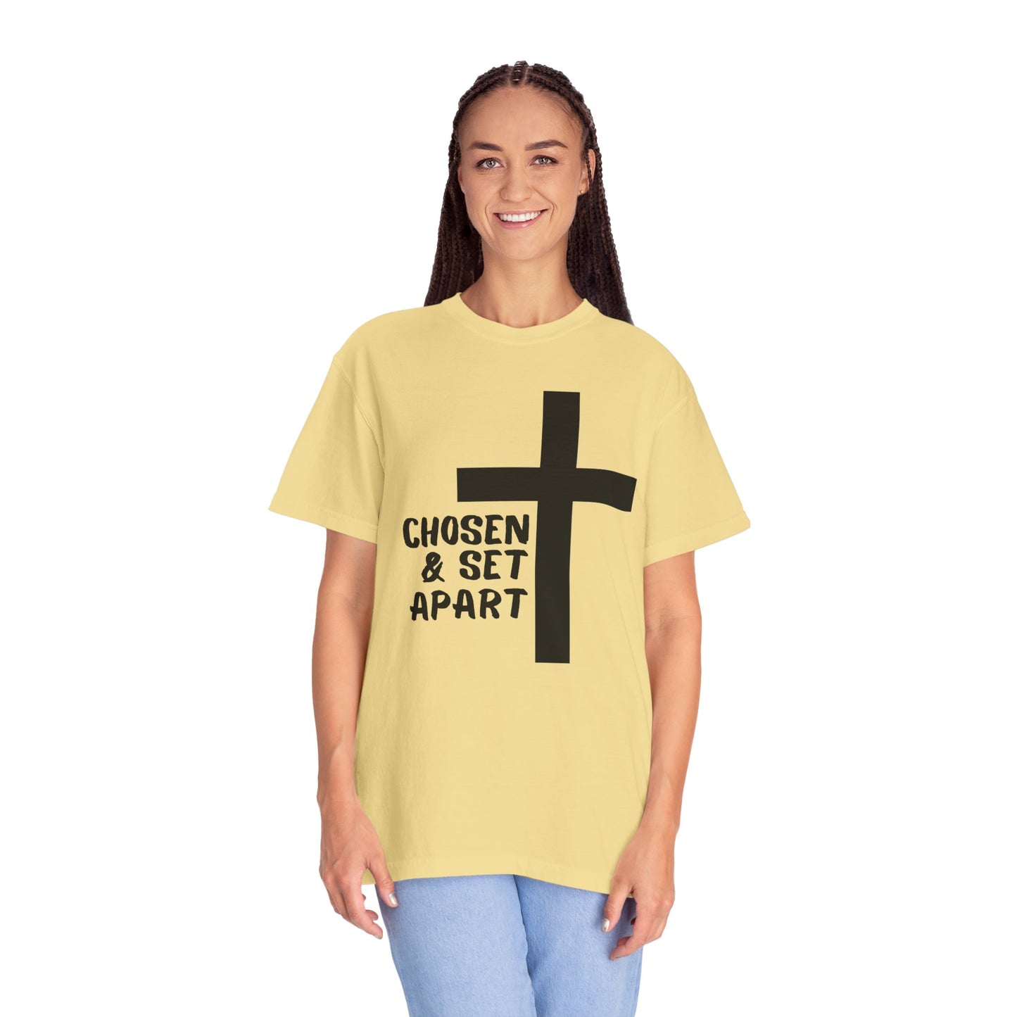 'Chosen & Set Apart' Unisex Garment-Dyed T-shirt