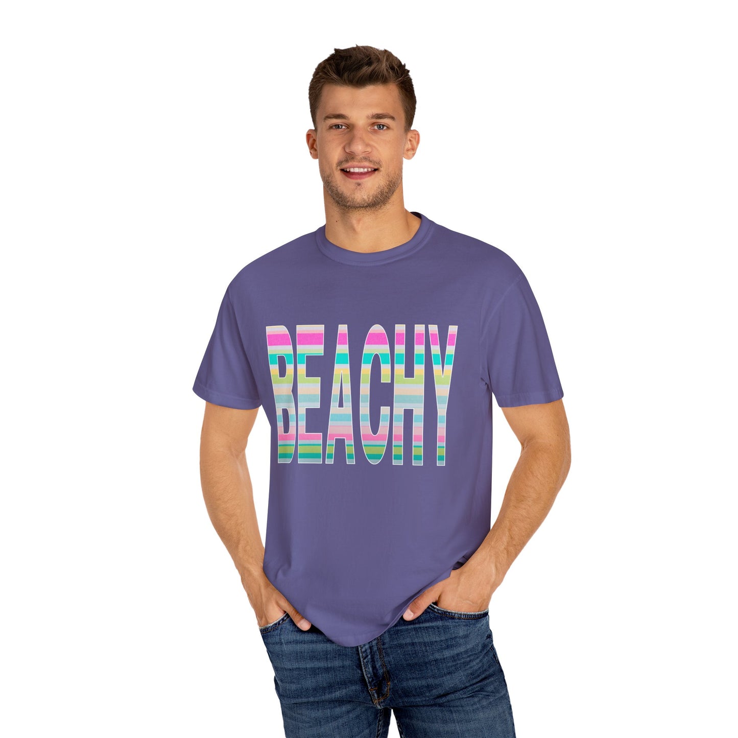 'Beachy' Unisex Garment-Dyed T-shirt