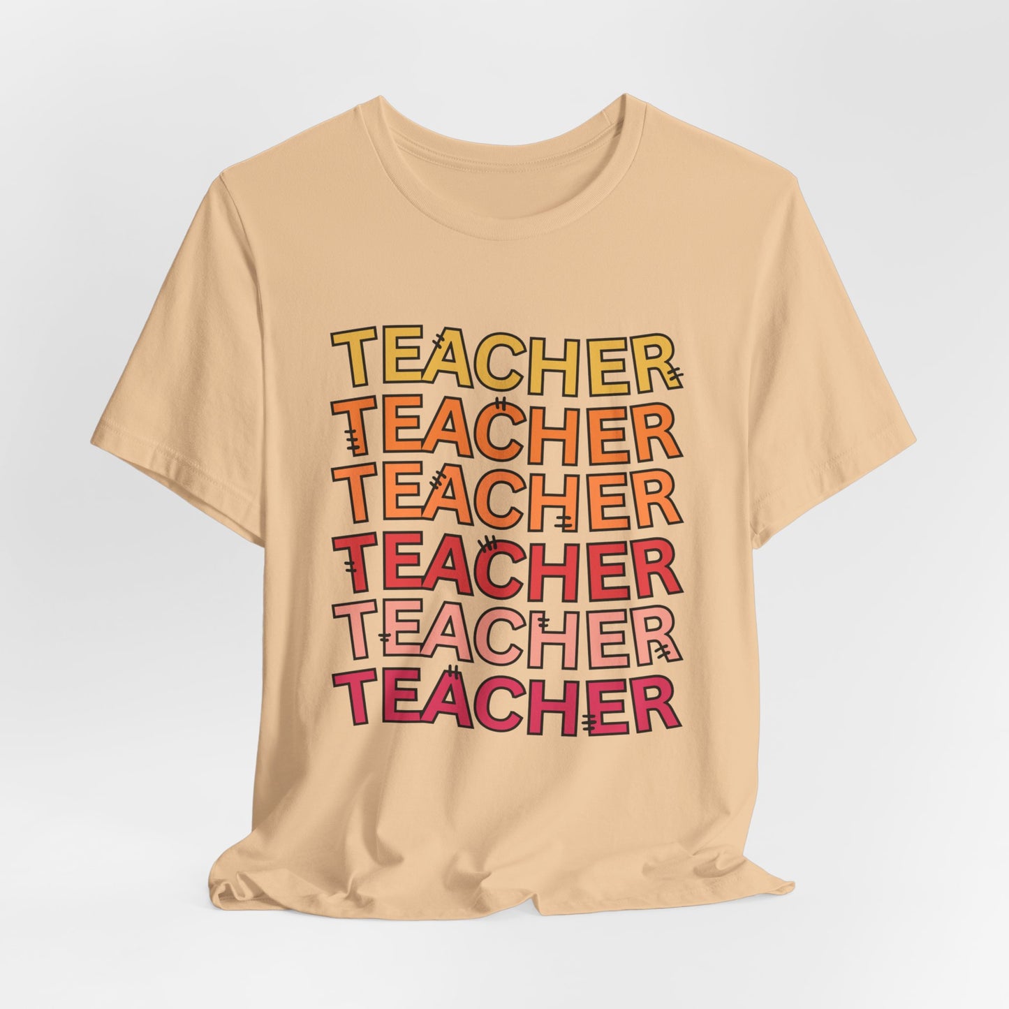 'Teacher' Unisex Jersey Short Sleeve Tee