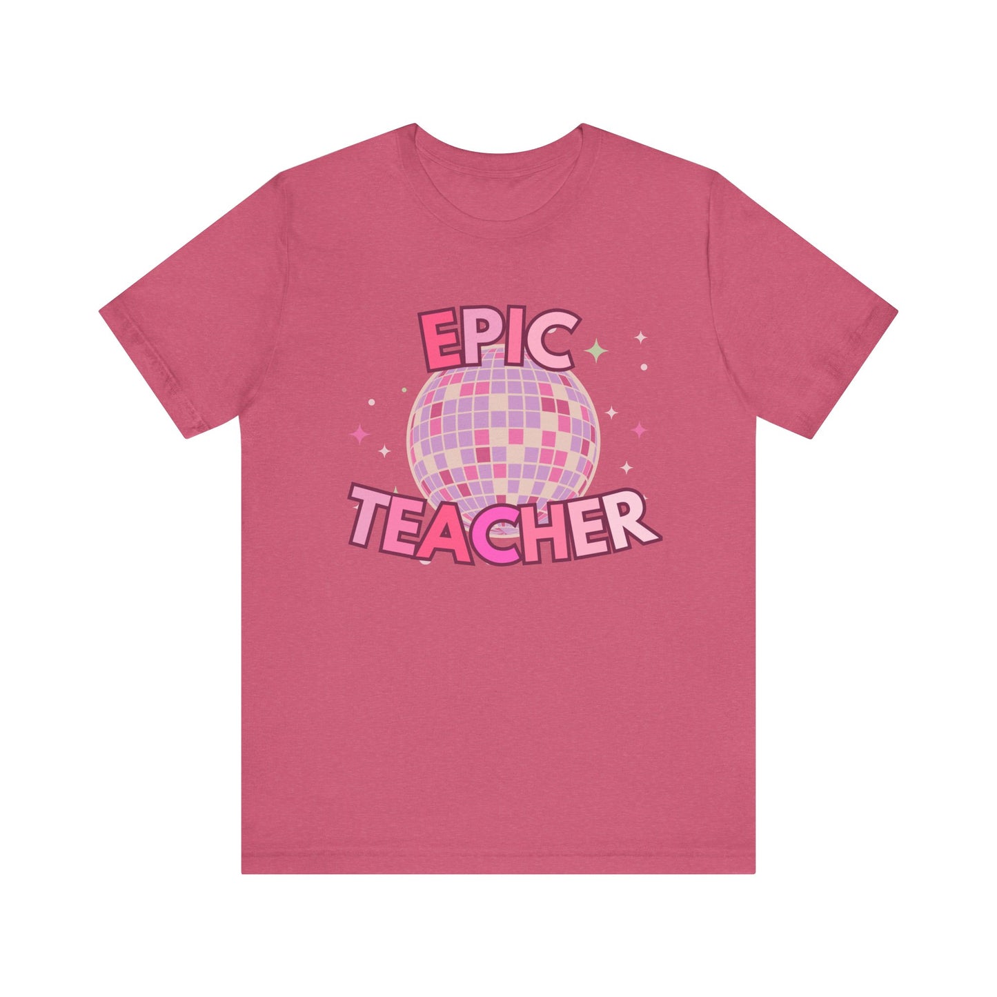 'Epic Teacher' Unisex Jersey Short Sleeve Tee