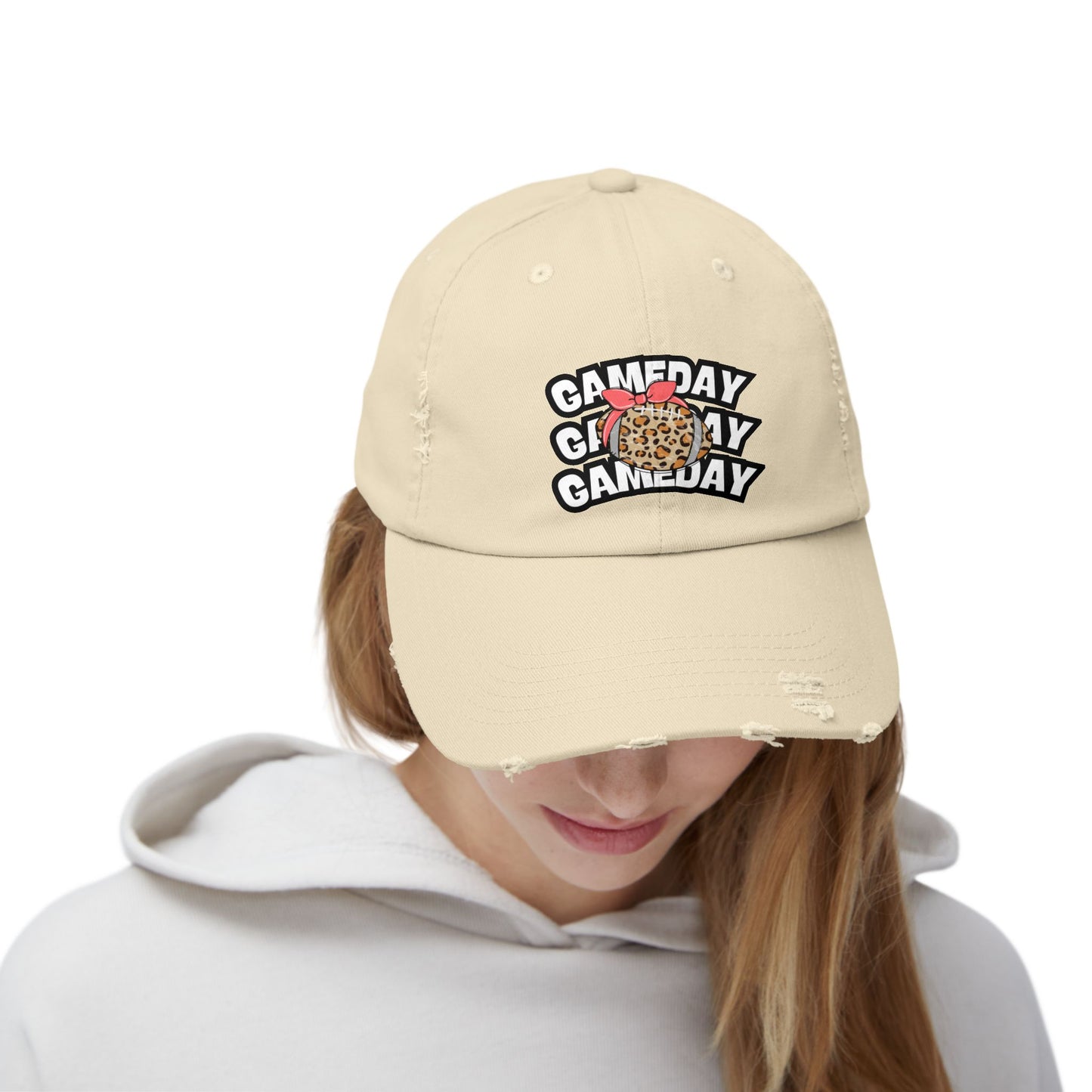 'Gameday' Unisex Distressed Cap