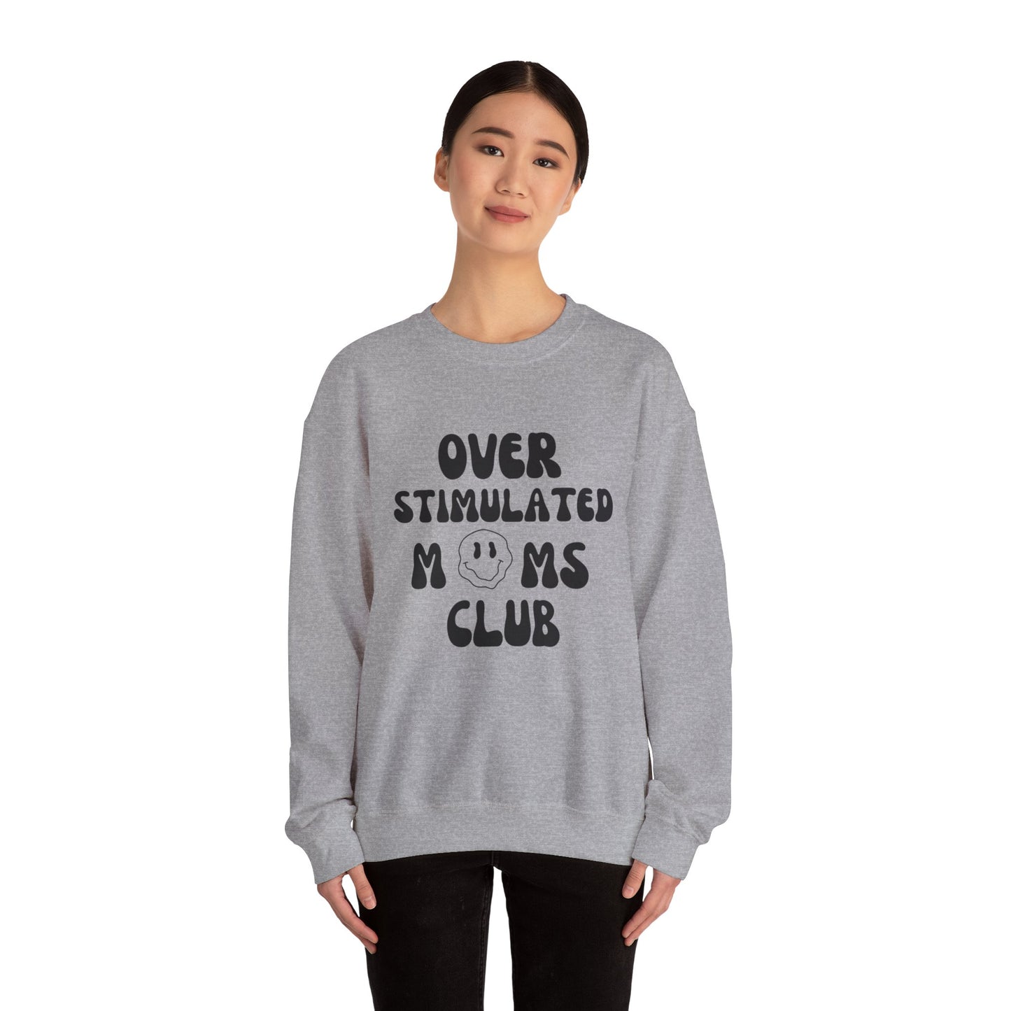 'Over Stimulated Moms Club' Unisex Heavy Blend™ Crewneck Sweatshirt