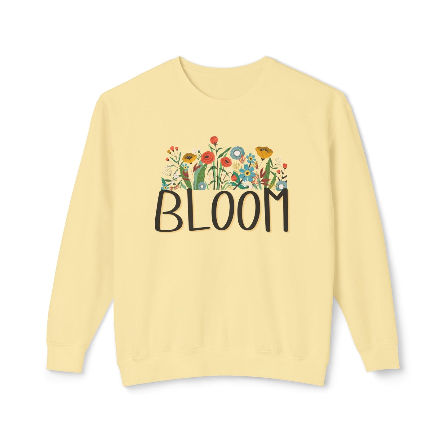 'Bloom' Unisex Lightweight Crewneck Sweatshirt