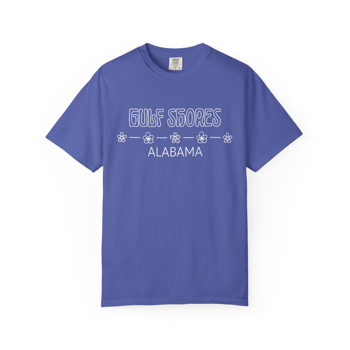 'Gulf Shores, Alabama' Unisex Garment-Dyed T-shirt
