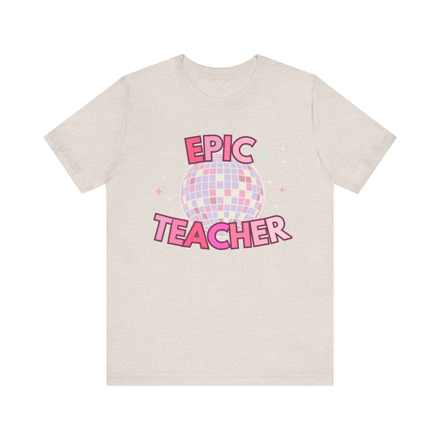 'Epic Teacher' Unisex Jersey Short Sleeve Tee