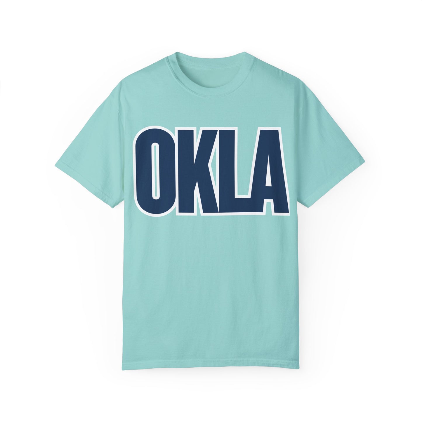 'OKLA' Unisex Garment-Dyed T-shirt