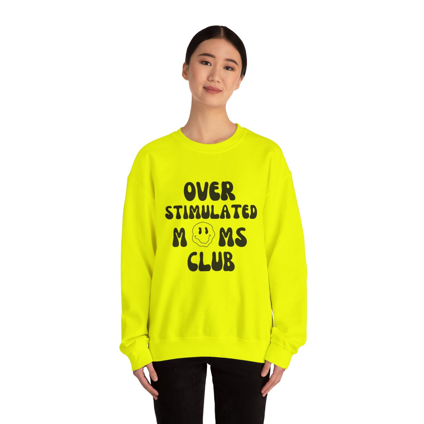 'Over Stimulated Moms Club' Unisex Heavy Blend™ Crewneck Sweatshirt