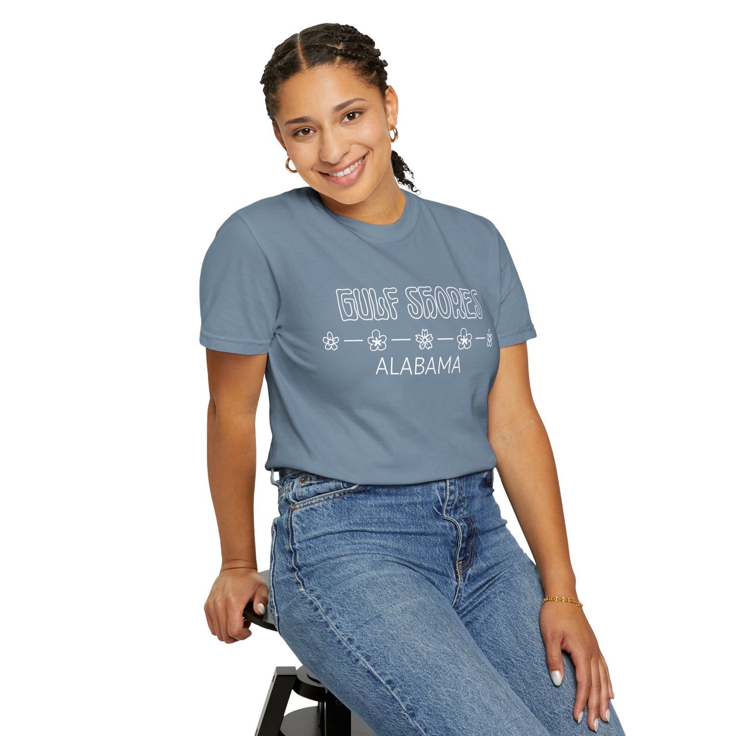 'Gulf Shores, Alabama' Unisex Garment-Dyed T-shirt