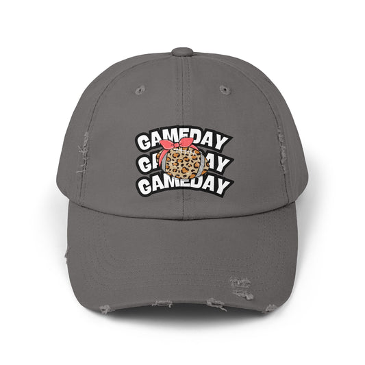 'Gameday' Unisex Distressed Cap
