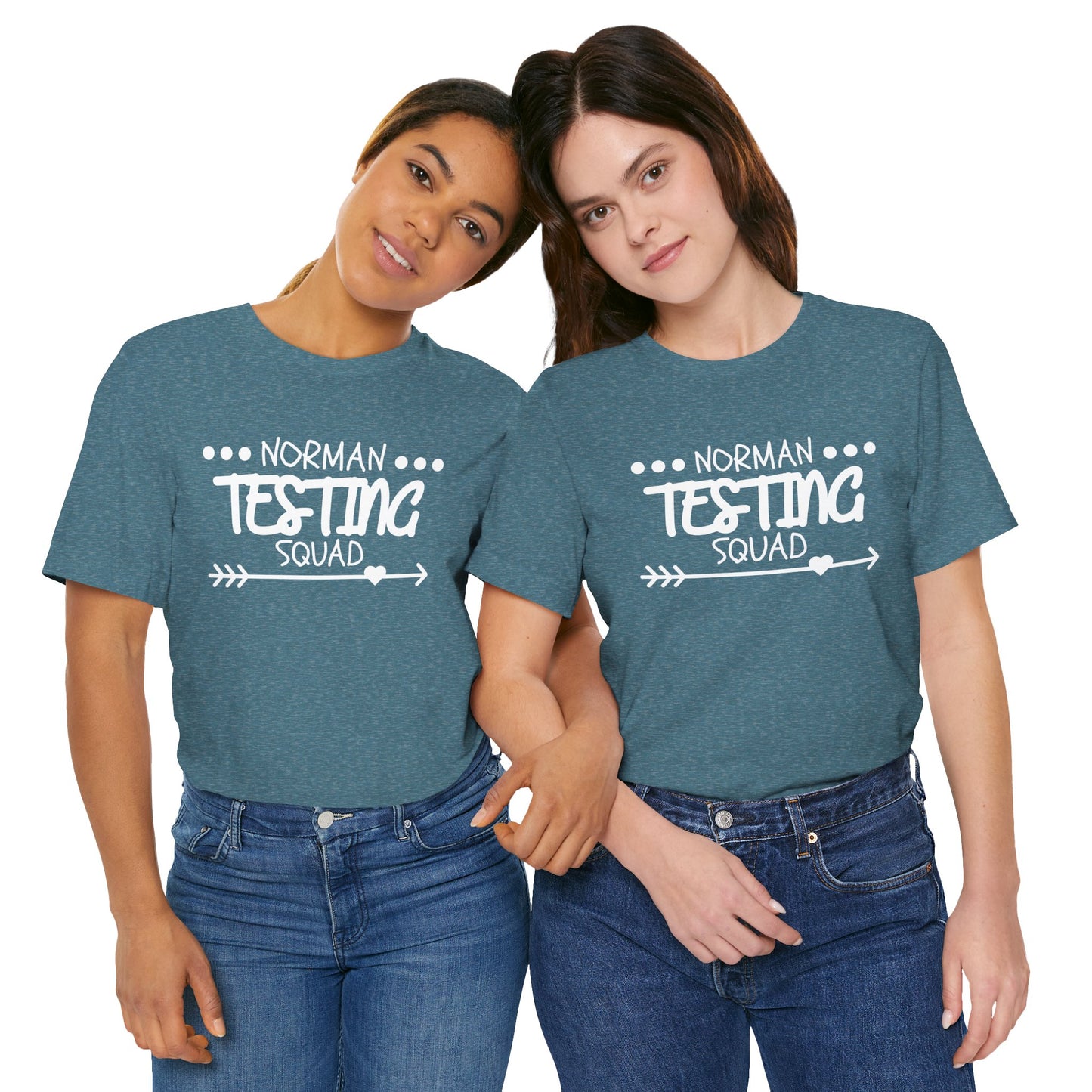 'Norman Testing Squad' Unisex Jersey Short Sleeve Tee