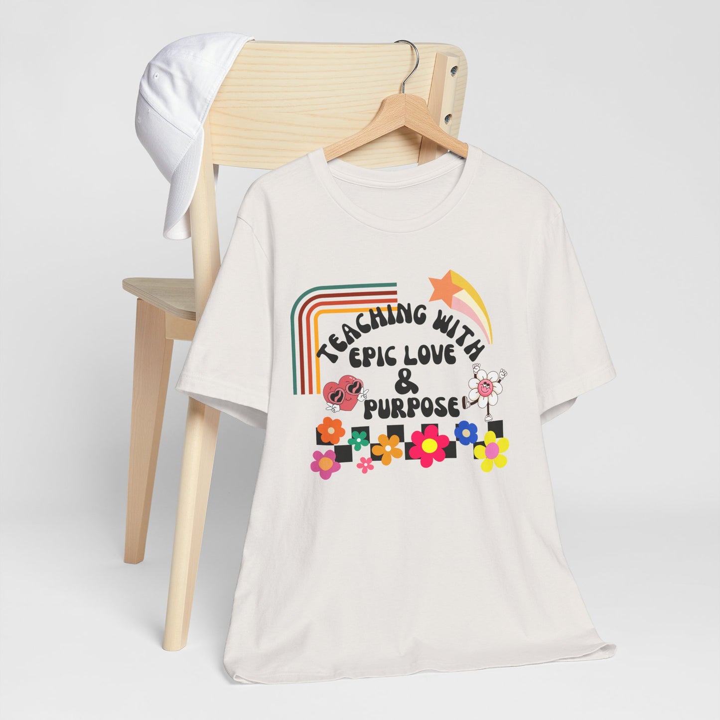 'Teaching With Epic Love & Purpose' Unisex Jersey Short Sleeve Tee