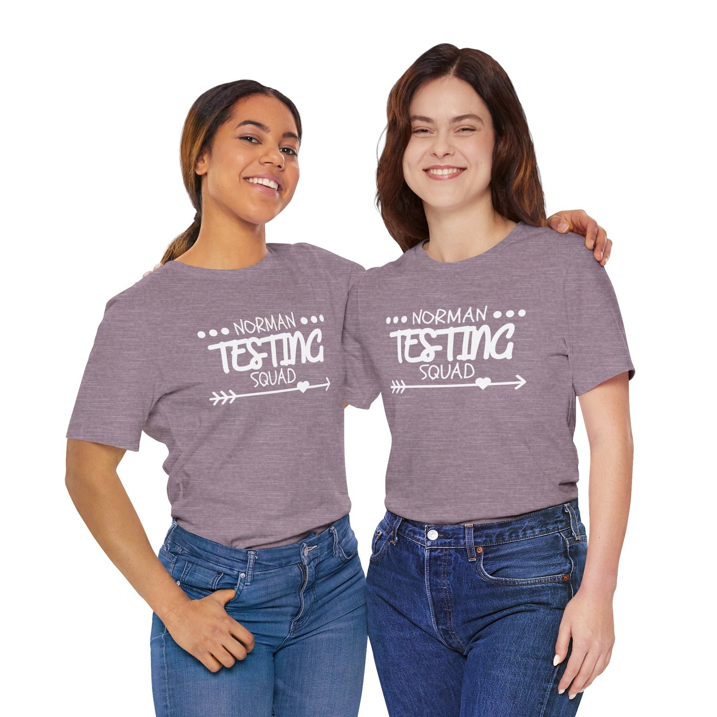 'Norman Testing Squad' Unisex Jersey Short Sleeve Tee