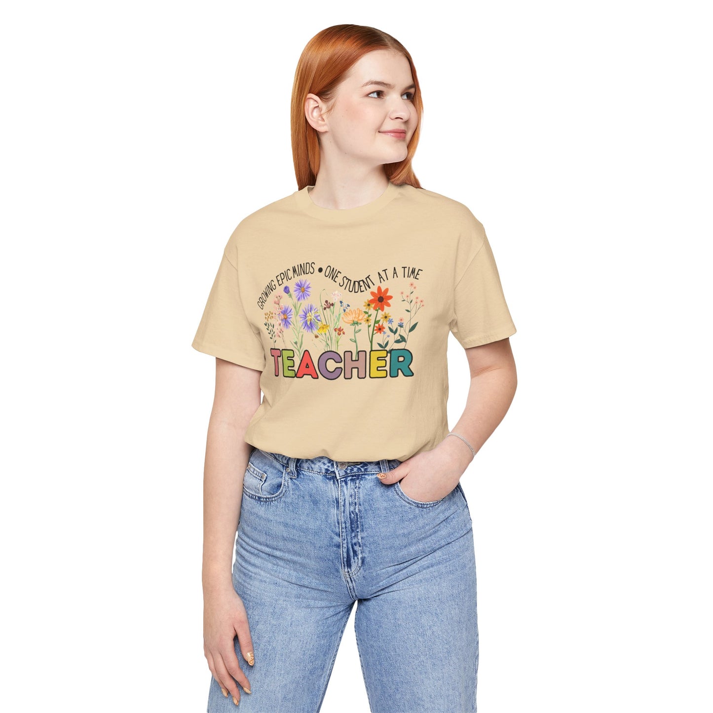 'Growing Epic Minds-One Student At A Time' Unisex Jersey Short Sleeve Tee