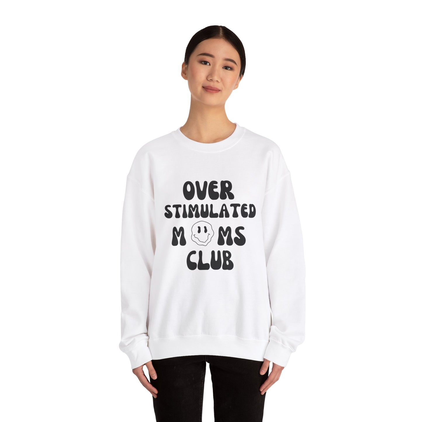 'Over Stimulated Moms Club' Unisex Heavy Blend™ Crewneck Sweatshirt