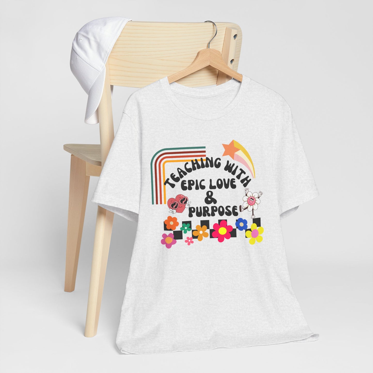'Teaching With Epic Love & Purpose' Unisex Jersey Short Sleeve Tee