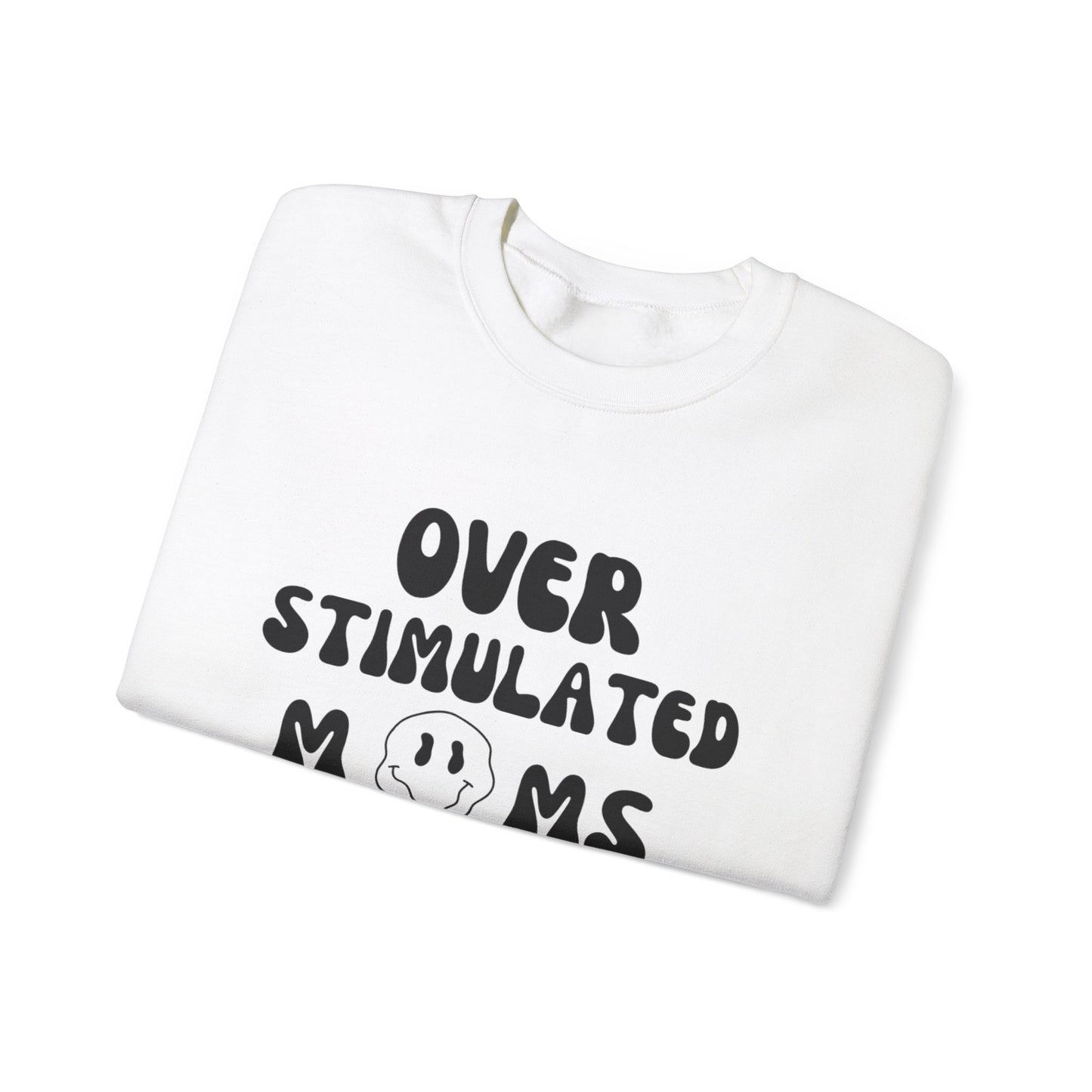 'Over Stimulated Moms Club' Unisex Heavy Blend™ Crewneck Sweatshirt