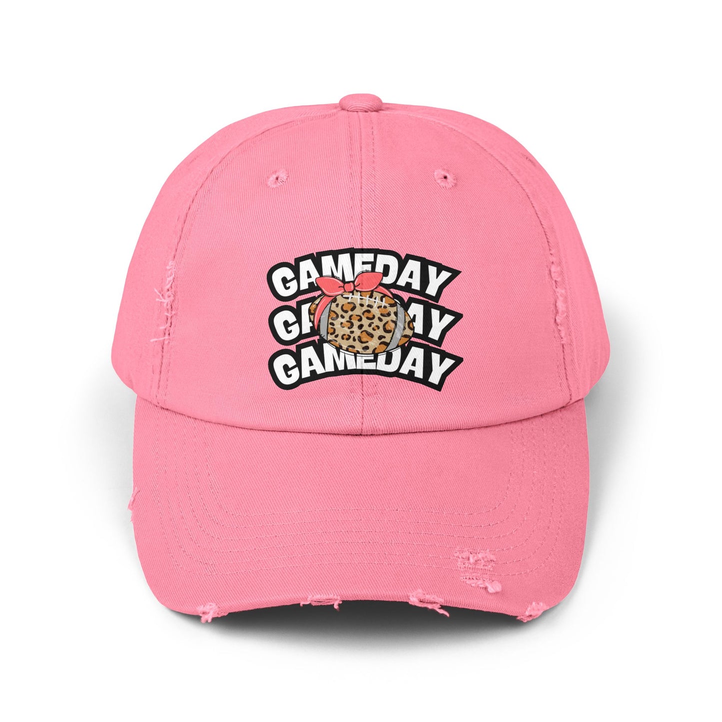 'Gameday' Unisex Distressed Cap