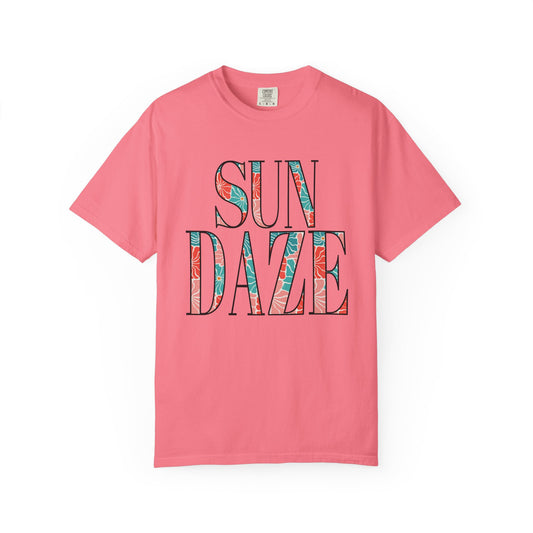 'Sun Daze' Unisex Garment-Dyed T-shirt