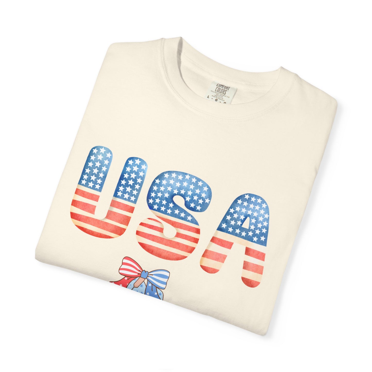 'USA' Unisex Garment-Dyed T-shirt