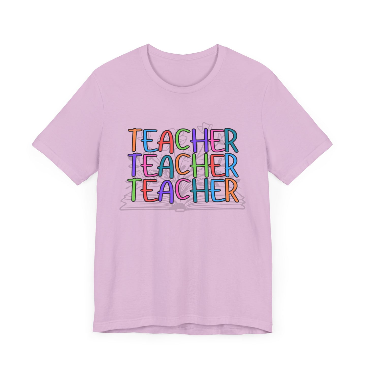 'Book Teacher' Unisex Jersey Short Sleeve Tee