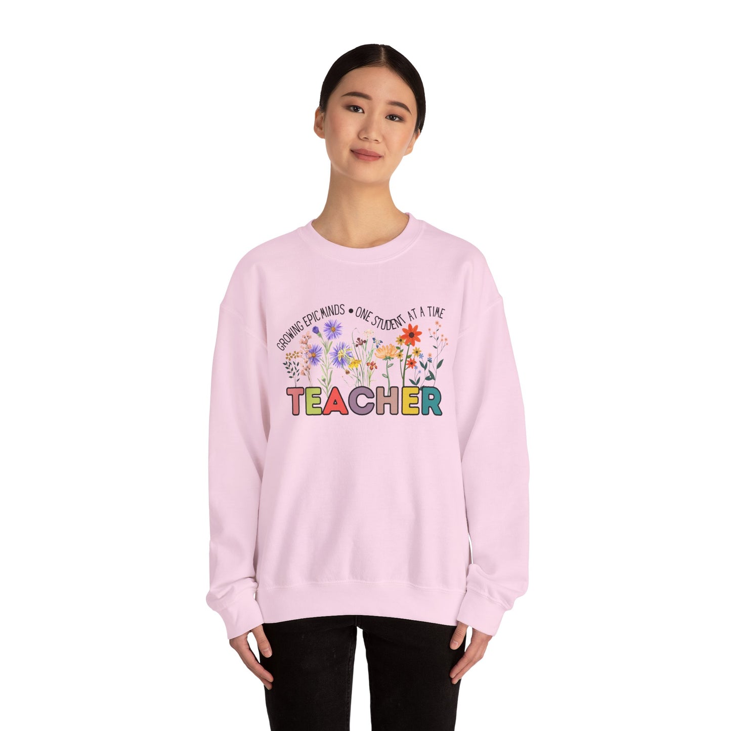 'Growing Epic Minds-One Student At A Time' Unisex Heavy Blend™ Crewneck Sweatshirt