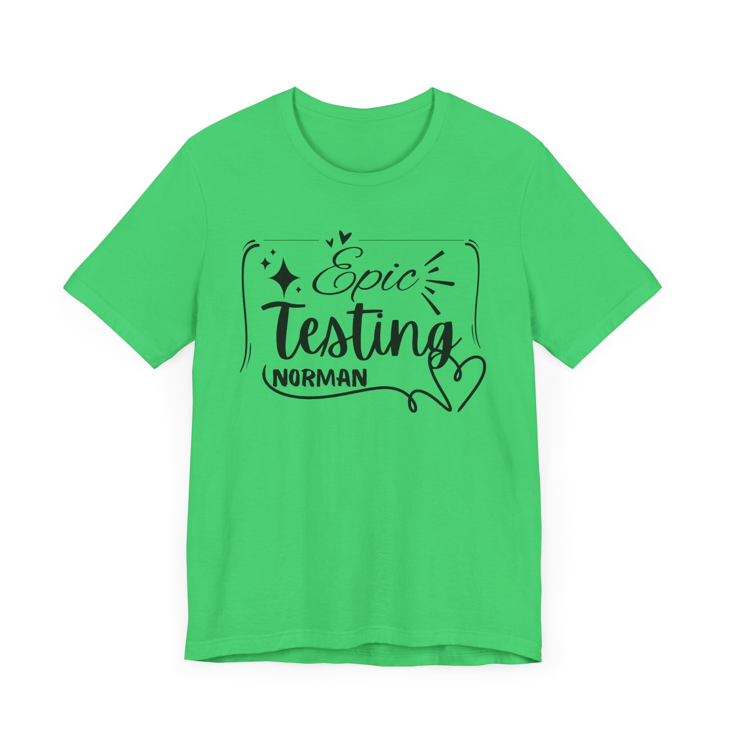 'Epic Testing Norman' Unisex Jersey Short Sleeve Tee