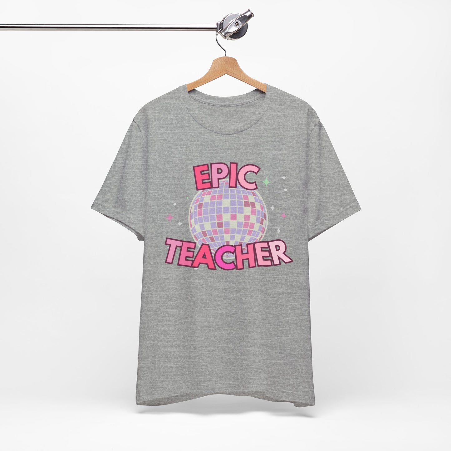 'Epic Teacher' Unisex Jersey Short Sleeve Tee