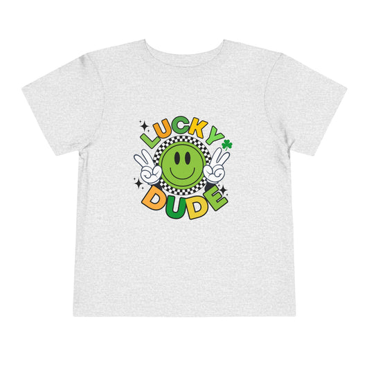 'Lucky Dude' Toddler Short Sleeve Tee