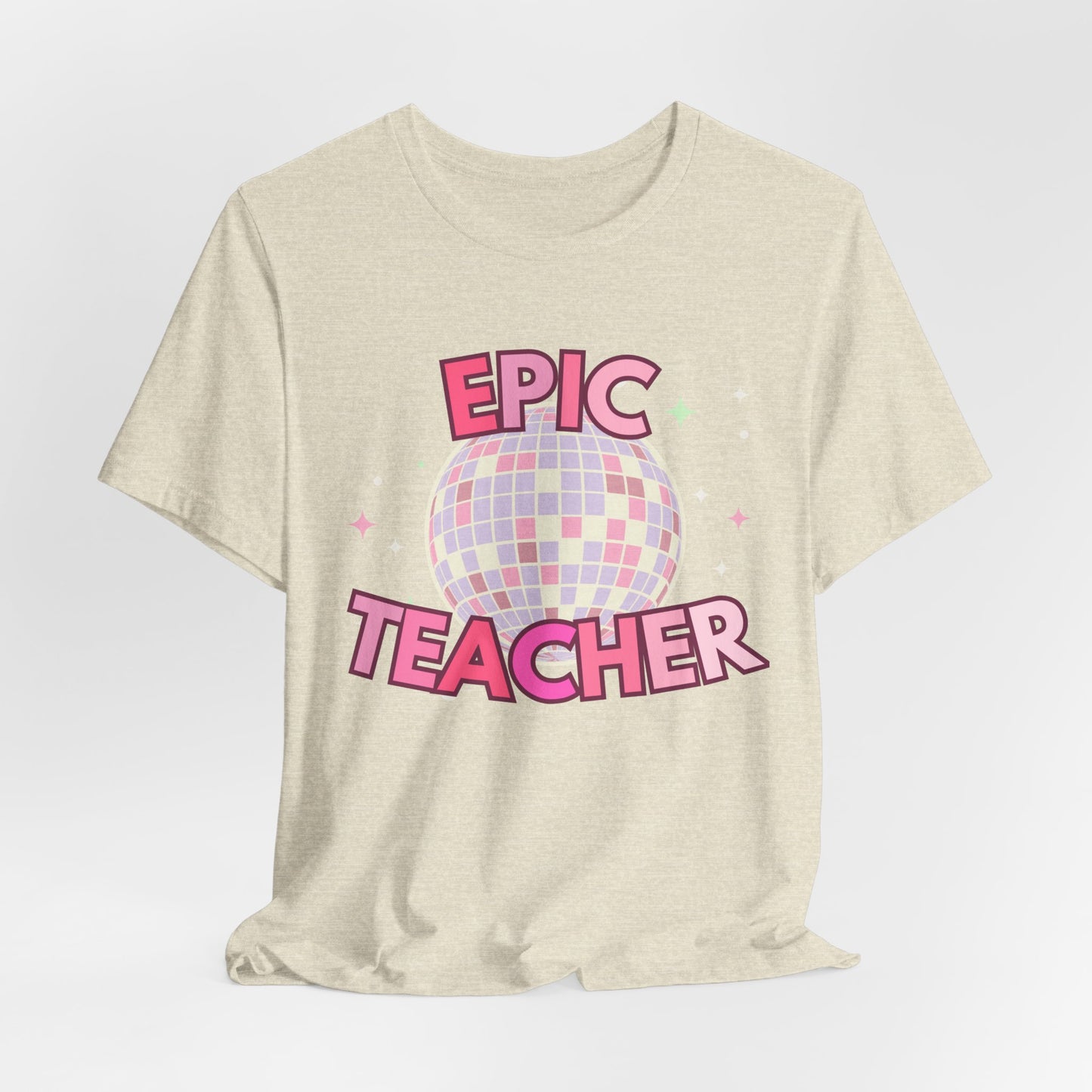 'Epic Teacher' Unisex Jersey Short Sleeve Tee