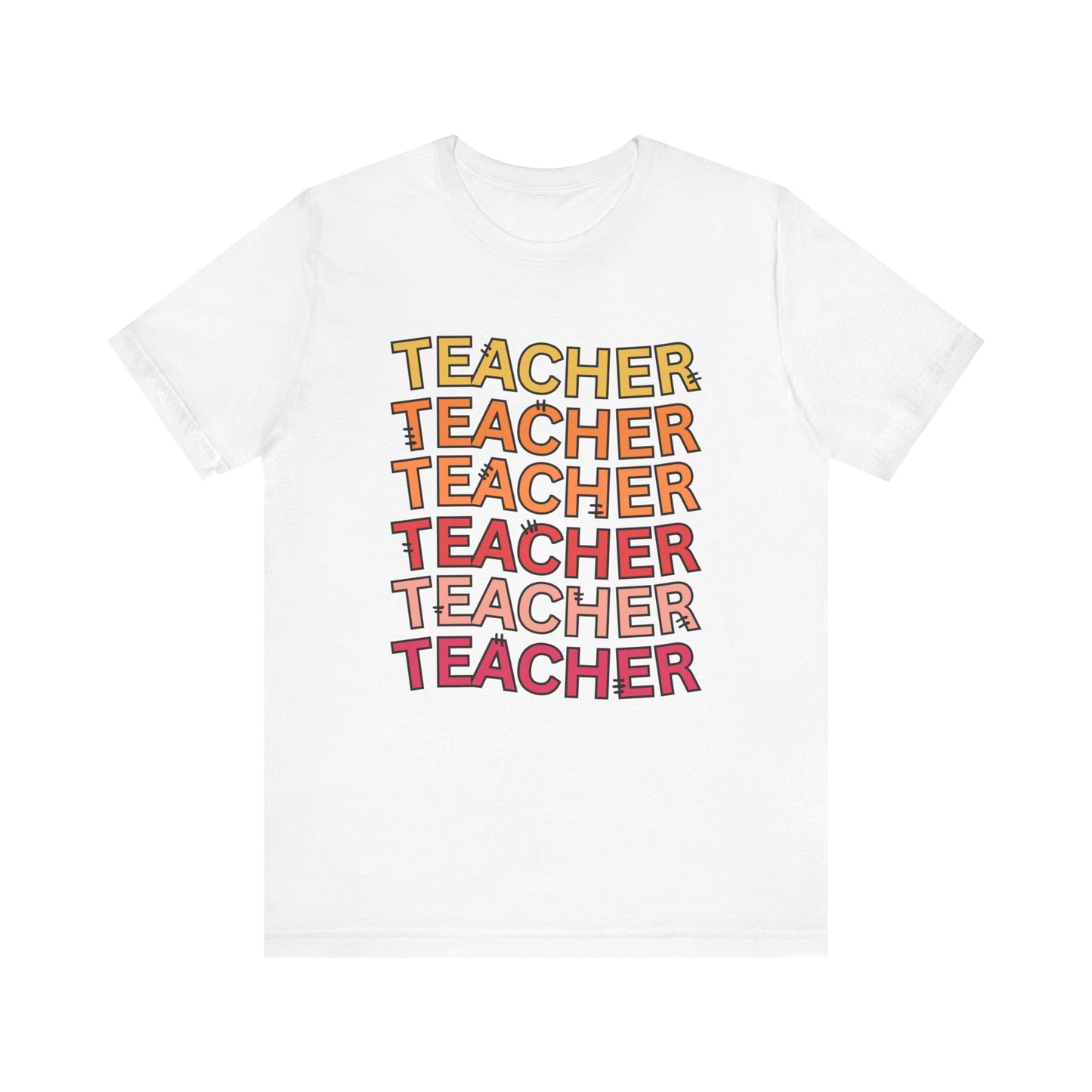 'Teacher' Unisex Jersey Short Sleeve Tee