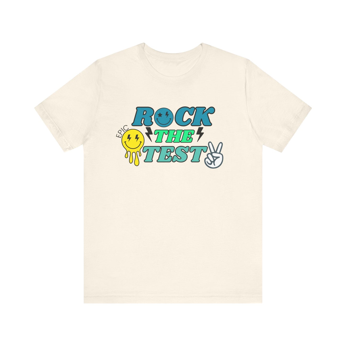 'Rock The Test Epic' Unisex Jersey Short Sleeve Tee