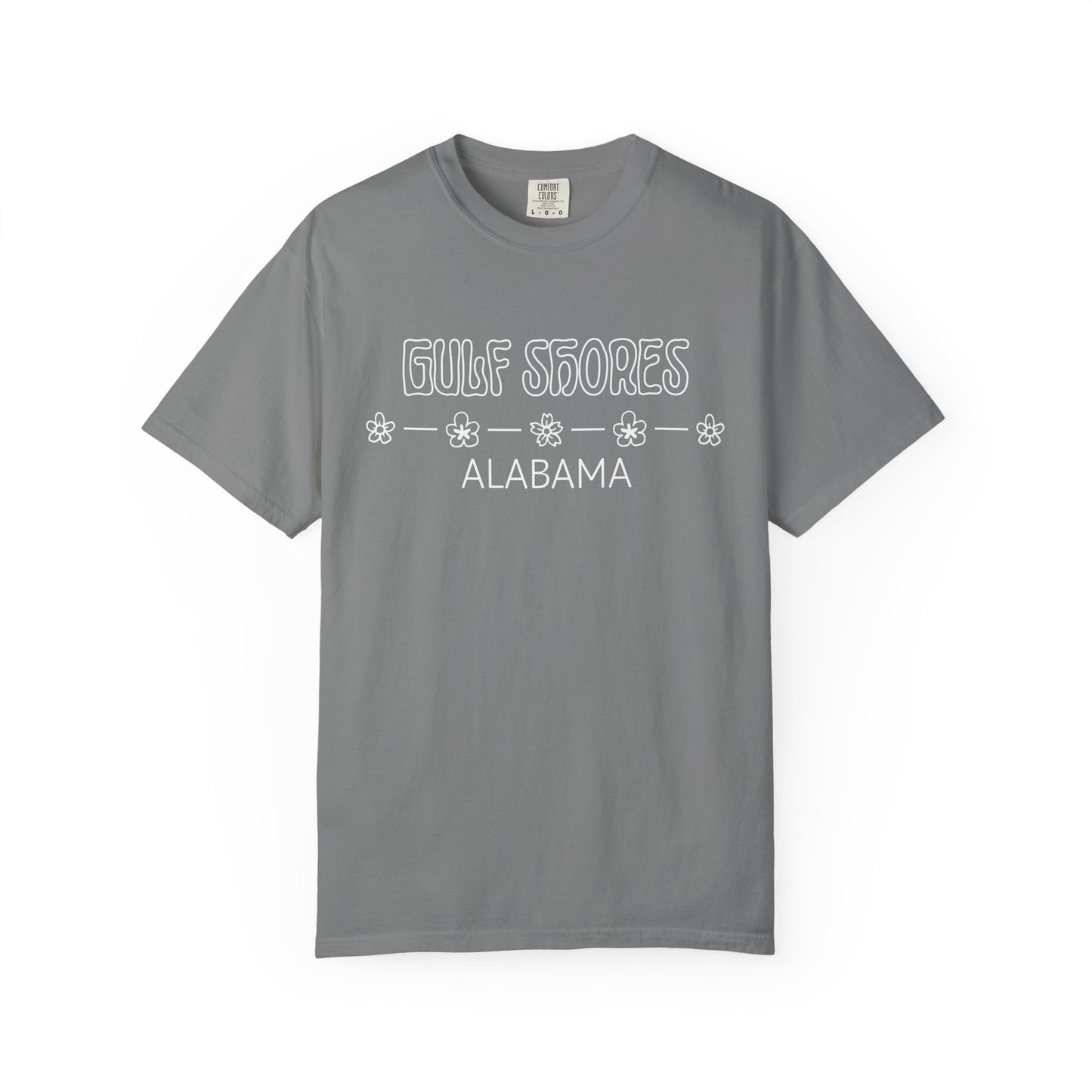 'Gulf Shores, Alabama' Unisex Garment-Dyed T-shirt