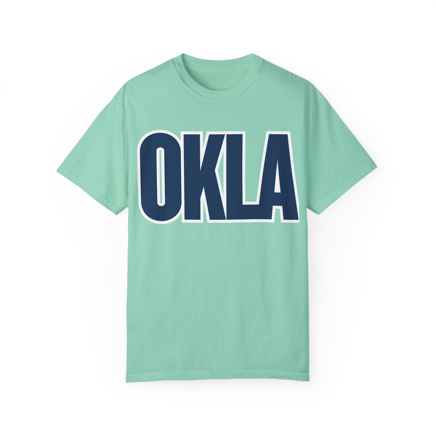 'OKLA' Unisex Garment-Dyed T-shirt