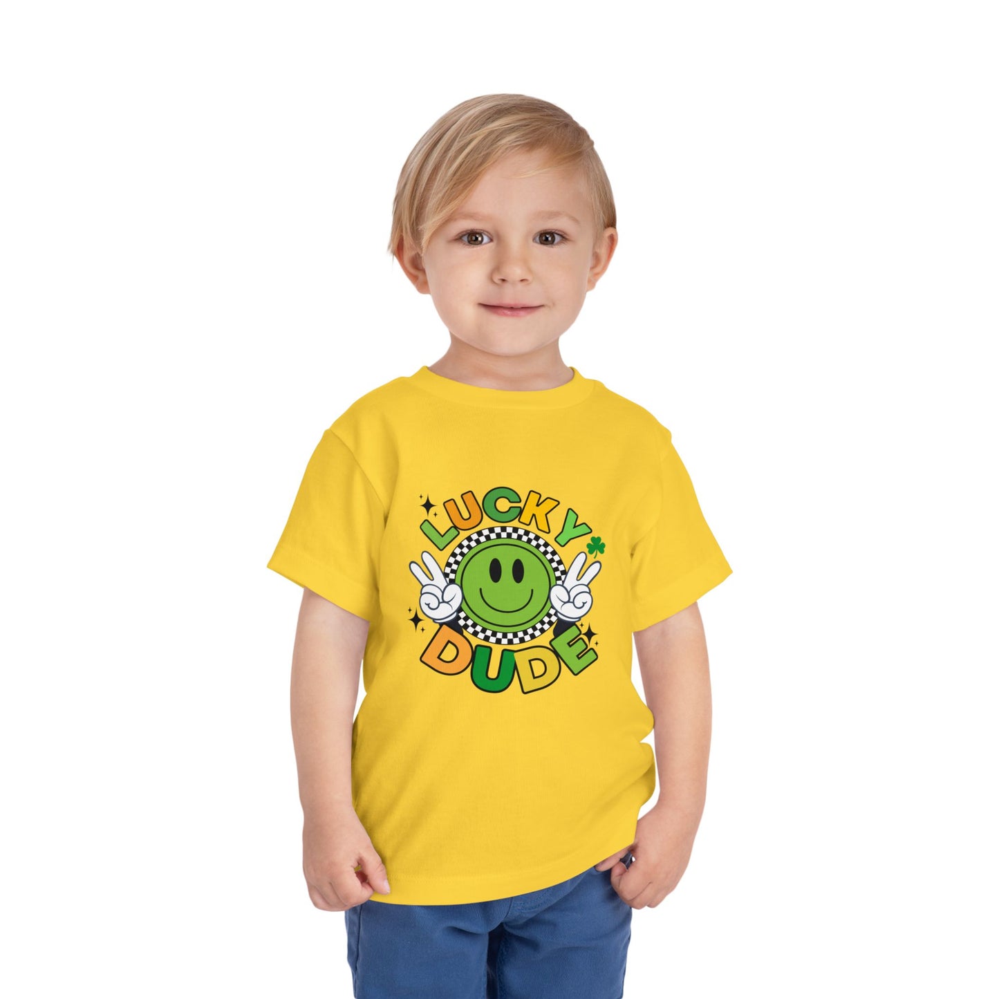 'Lucky Dude' Toddler Short Sleeve Tee