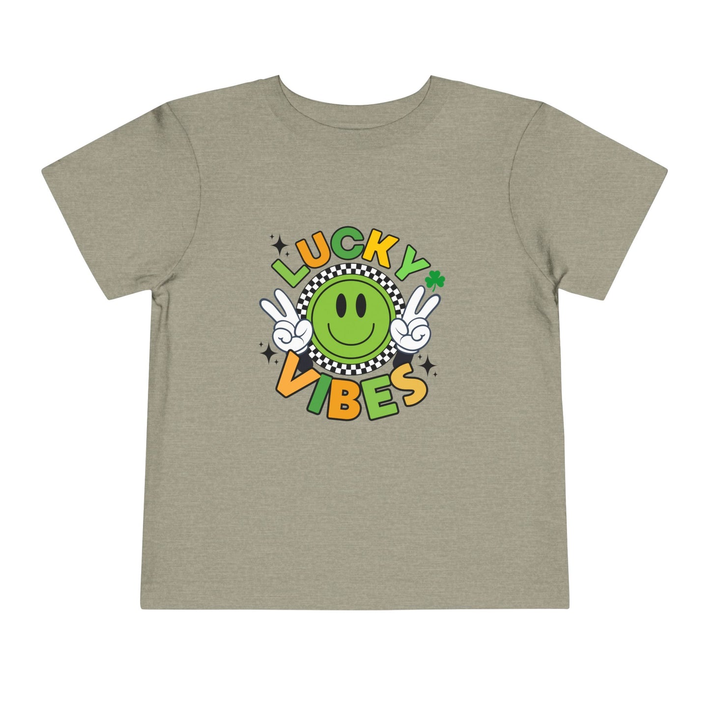 'Lucky Vibes' Toddler Short Sleeve Tee